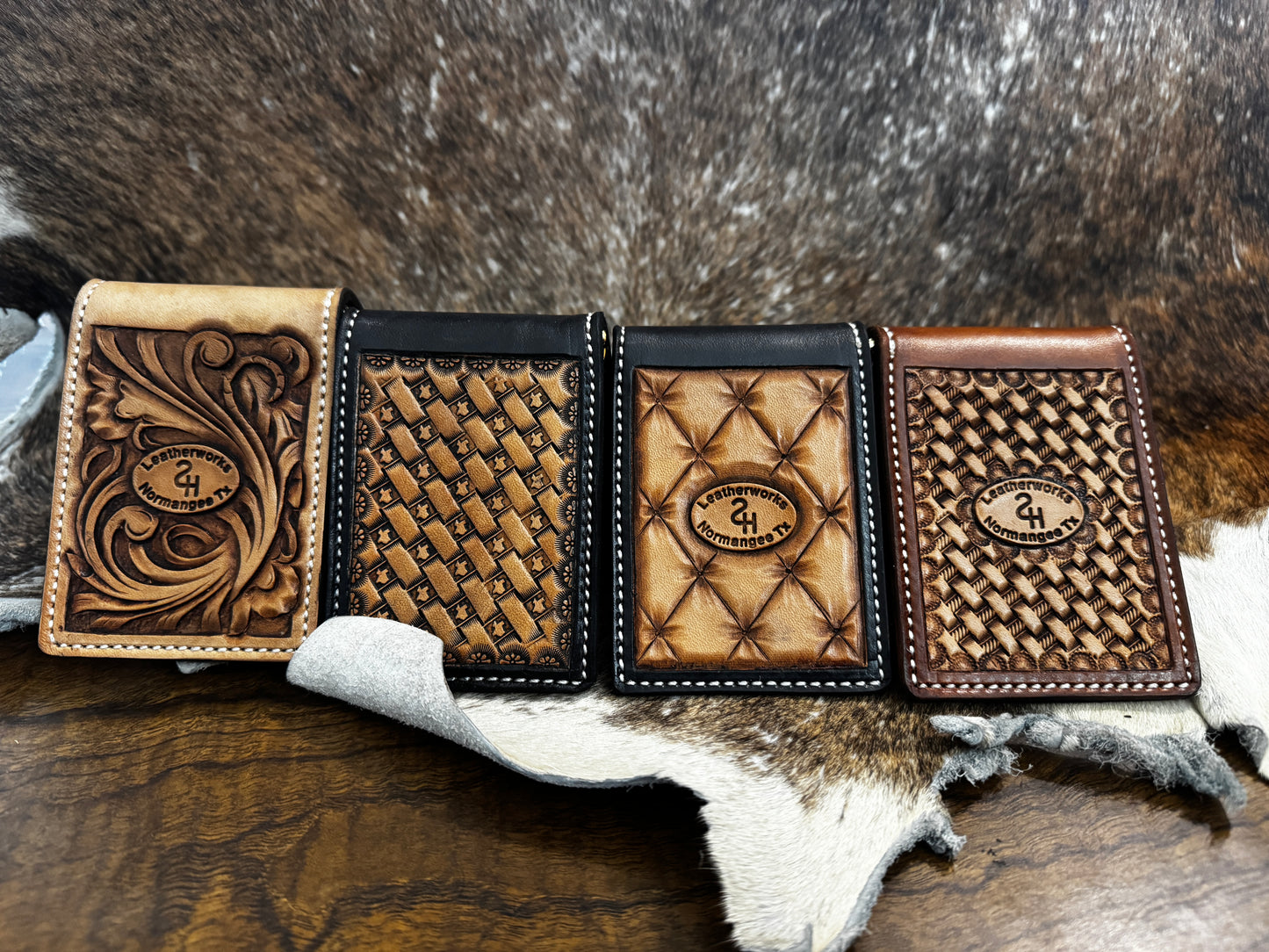 Custom tooled Money Clip Wallet (down payment)