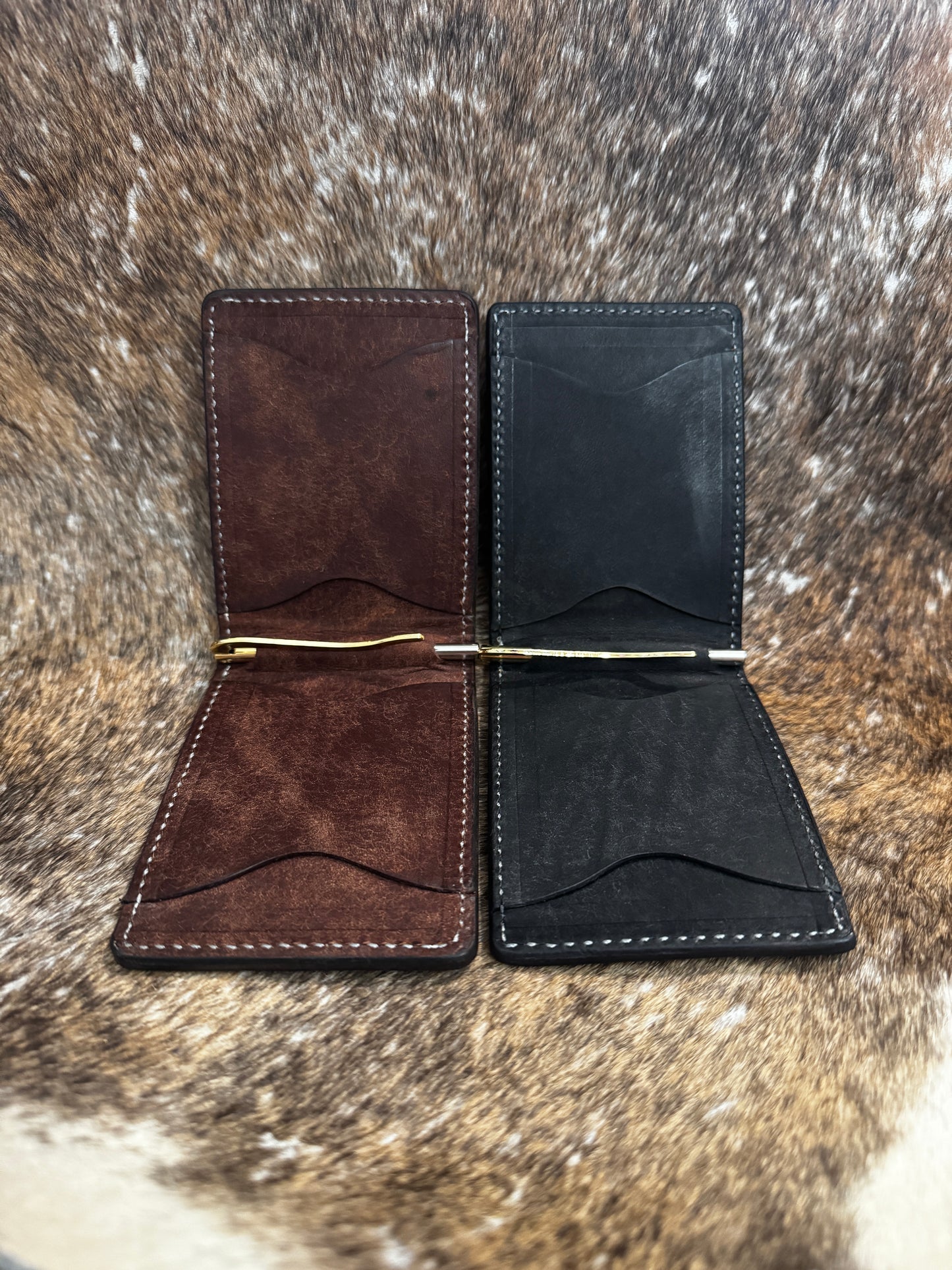 Custom tooled Money Clip Wallet (down payment)