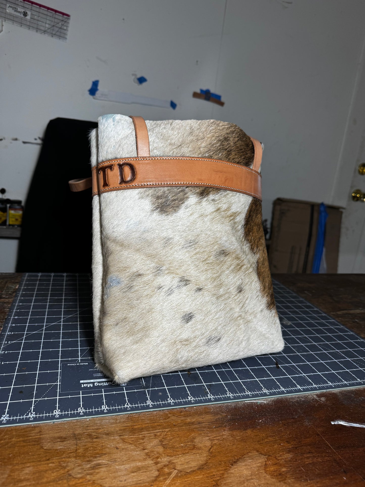 Cowhide Tote Bag