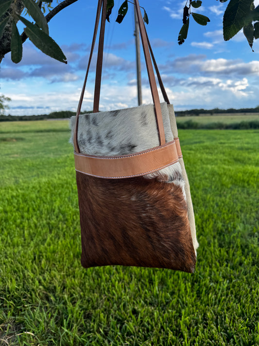 Cowhide Tote Bag