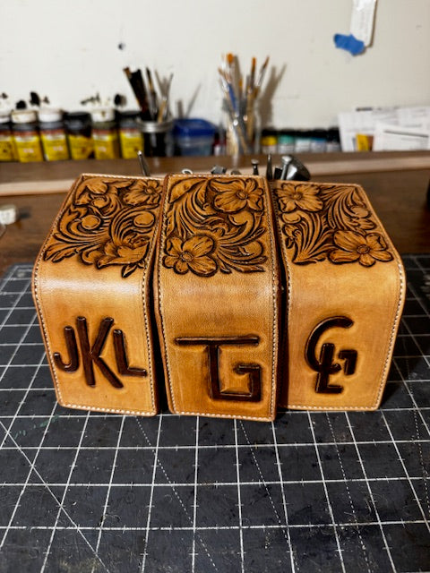 Custom tooled Money Clip Wallet (down payment)